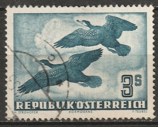 Austria 1953 Sc C57 Mi 985 air post used