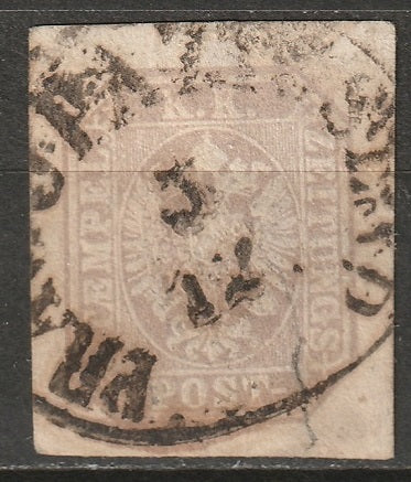 Austria 1863 Sc P8 Mi 29 newspaper used good margins small thin