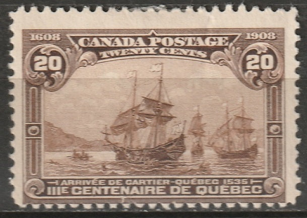 Canada 1908 Sc 103 MH*