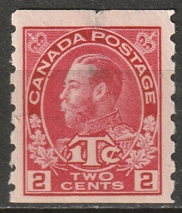 Canada 1916 Sc MR6 war tax MH* tear at top/large thin