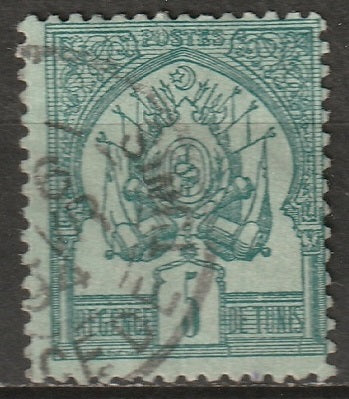 Tunisia 1888 Sc 3 used Tunis cancel