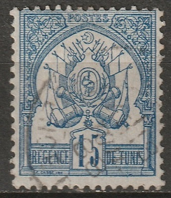 Tunisia 1888 Sc 4 used