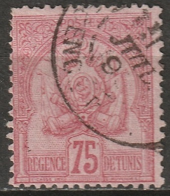 Tunisia 1888 Sc 22 used