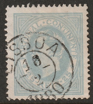 Portugal 1880 Sc 53 used Lisboa cancel