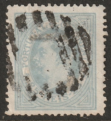 Portugal 1880 Sc 53 used hinge thin