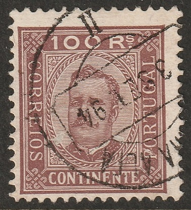 Portugal 1893 Sc 75a used scuff marks