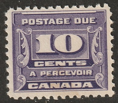 Canada 1933 Sc J14 postage due MNH** stain