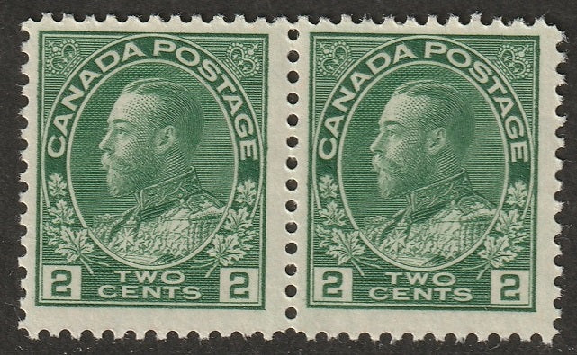 Canada 1922 Sc 107 pair MNH**