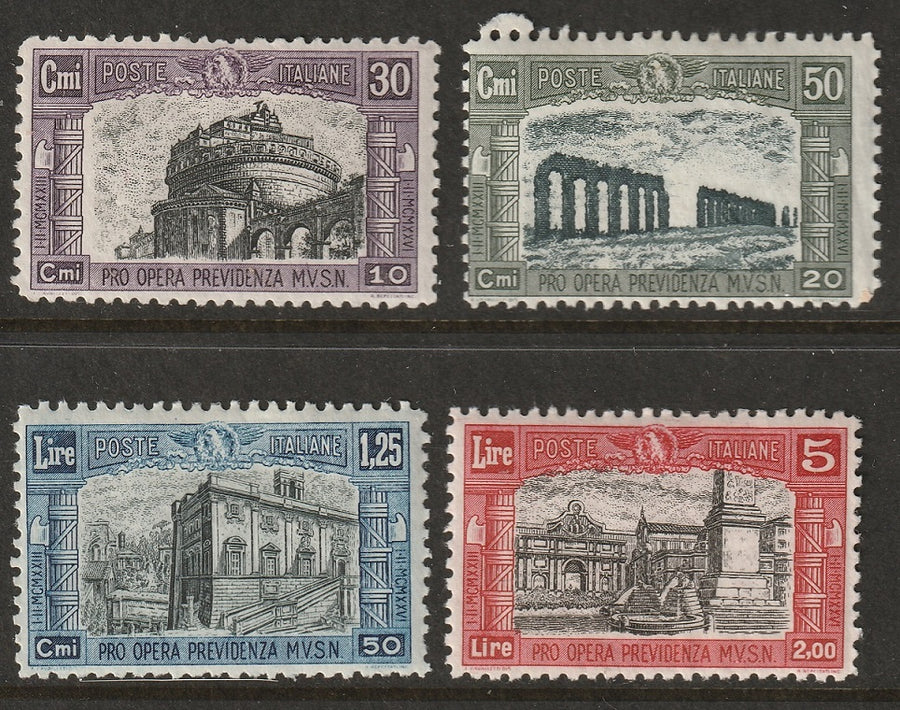 Italy 1928 Sc B30-3 set MH*