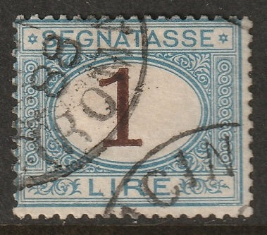 Italy 1870 Sc J13 postage due used Roma cancel