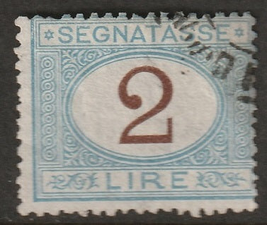 Italy 1870 Sc J15 postage due used