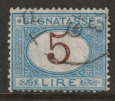 Italy 1874 Sc J17 postage due used