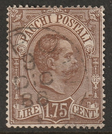Italy 1884 Sc Q6 parcel post used thins