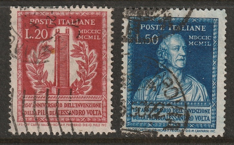 Italy 1949 Sc 526-7 set used