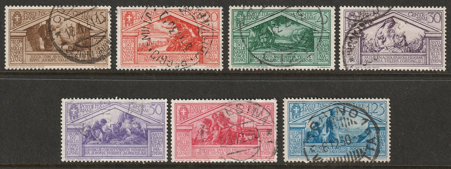 Italy 1930 Sc 248-54 partial set used