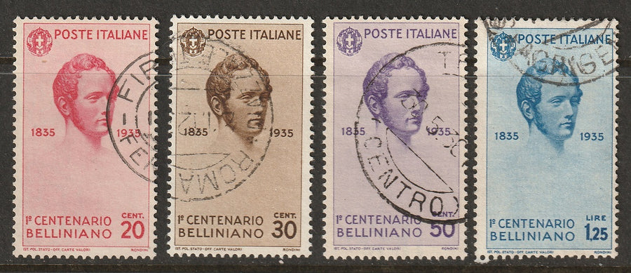 Italy 1935 Sc 349-52 partial set used