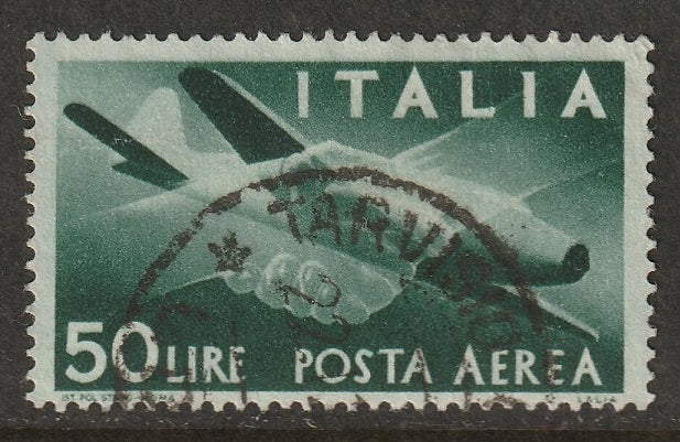 Italy 1946 Sc C113 air post used Tarvisio cancel