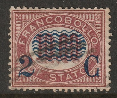 Italy 1878 Sc 44 used