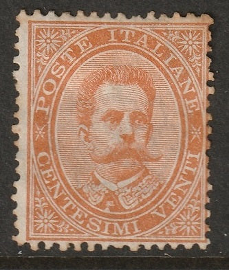 Italy 1879 Sc 47 MNG(*) toned perfs