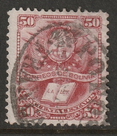 Bolivia 1878 Sc 23 used Potosi cancel