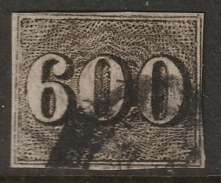 Brazil 1850 Sc 28 used thins