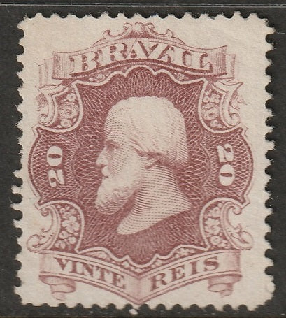 Brazil 1866 Sc 54 MNG(*)