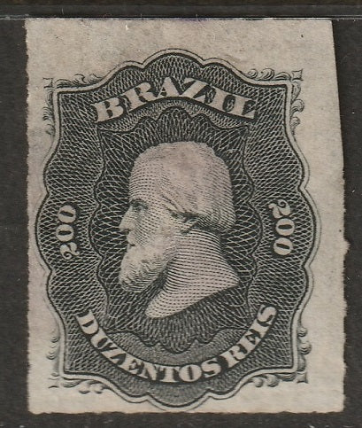 Brazil 1877 Sc 66 MNG(*) small thin