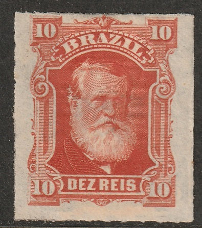 Brazil 1878 Sc 68 MH* disturbed gum/paper adhesion