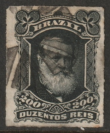 Brazil 1878 Sc 73 used toning