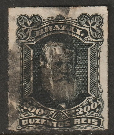 Brazil 1878 Sc 73 used toning