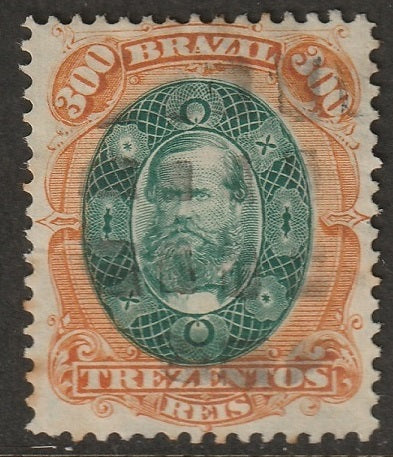 Brazil 1878 Sc 78 used crease