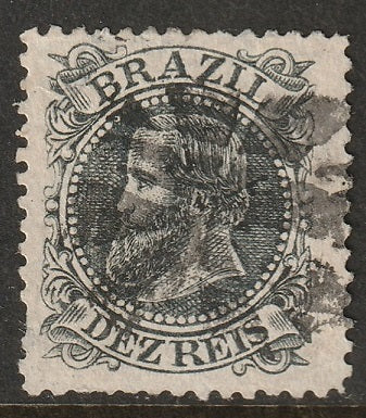 Brazil 1882 Sc 82 used thin