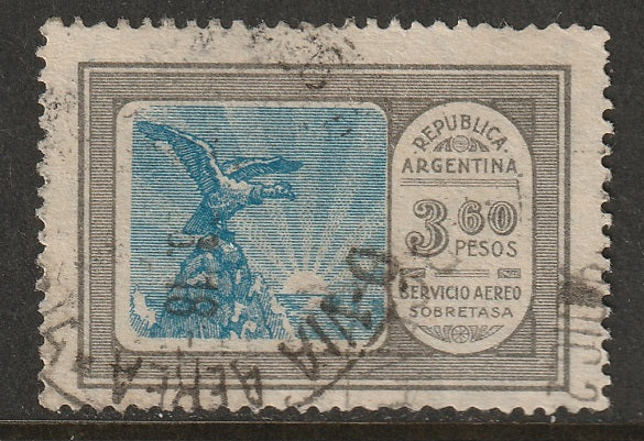 Argentina 1928 Sc C19 air post used
