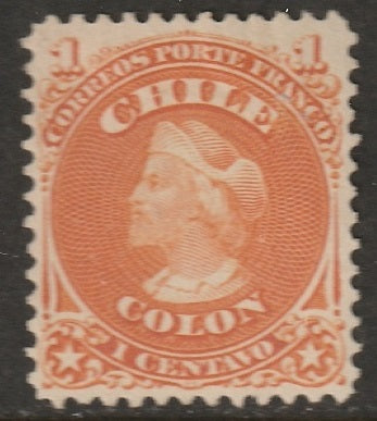 Chile 1867 Sc 15 MNG(*)