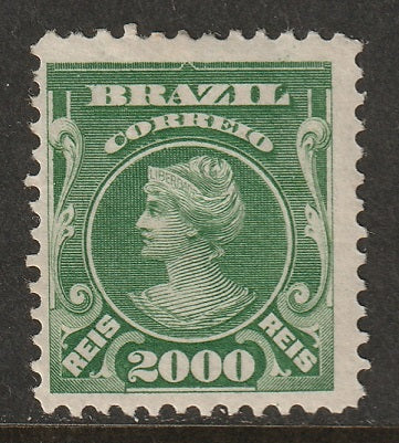 Brazil 1906 Sc 186 MH* partial gum