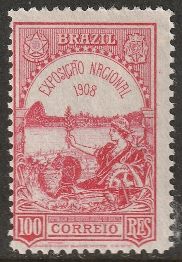 Brazil 1908 Sc 189 MH*