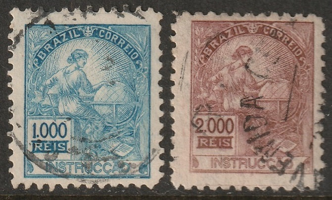 Brazil 1918 Sc 215-6 used