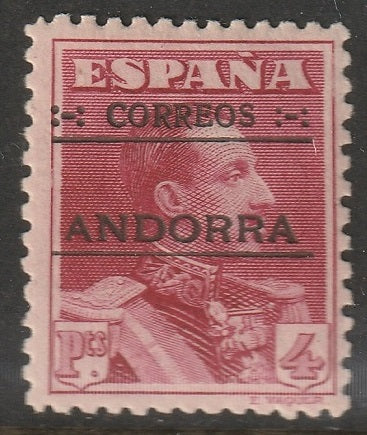 Andorra Spanish 1928 Sc 11 MLH*