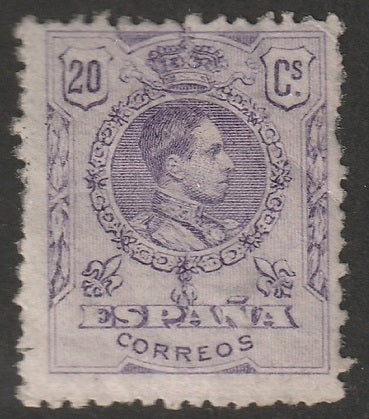 Spain 1920 Sc 316 MH* crease