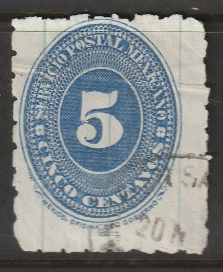 Mexico 1887 Sc 204 used