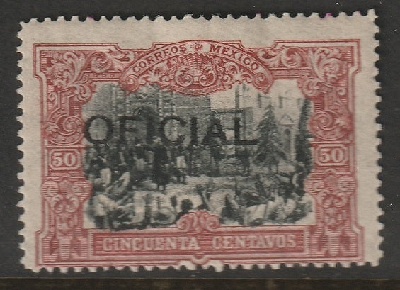 Mexico 1911 Sc O83 official MH*