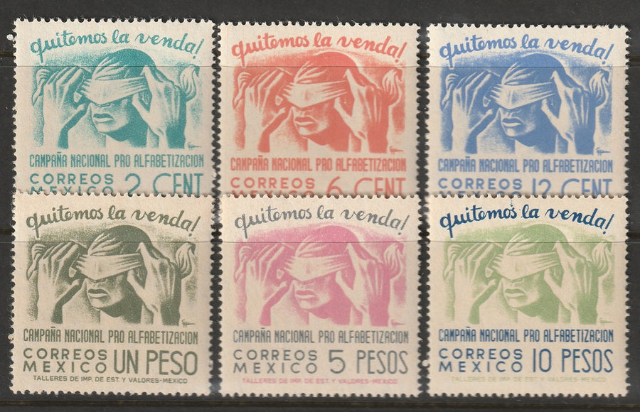 Mexico 1945 Sc 806-11 set MH*