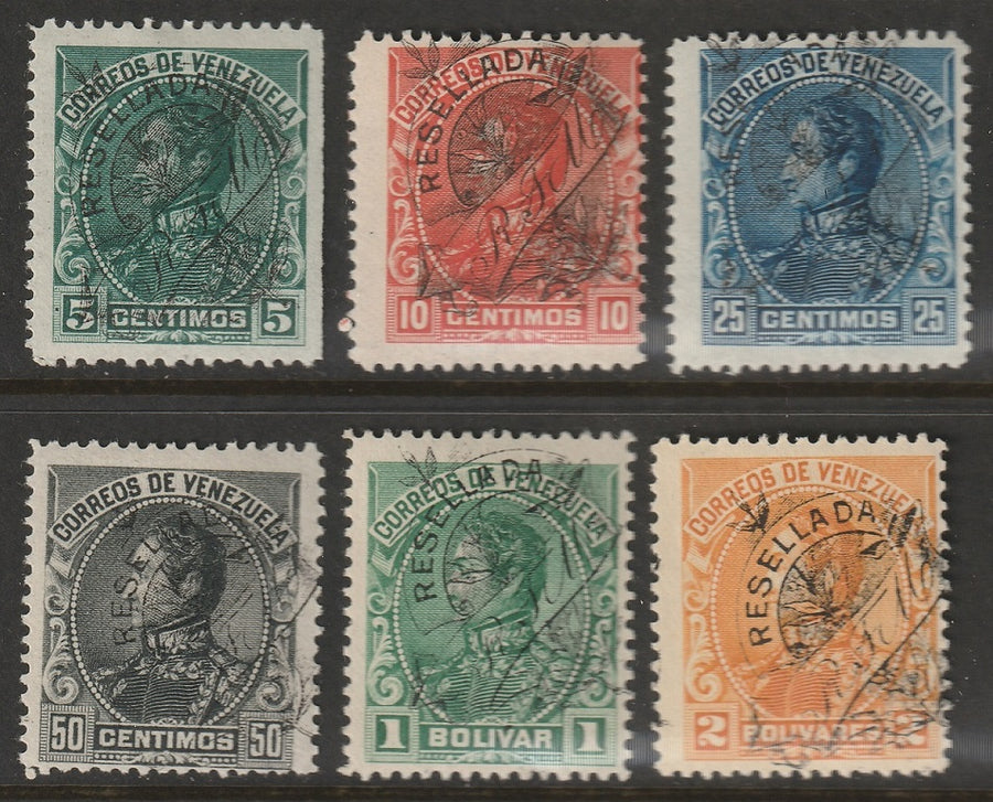 Venezuela 1900 Sc 150-5 set MH*