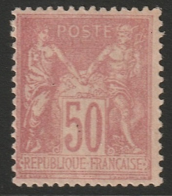 France 1890 Sc 101 MH* disturbed gum