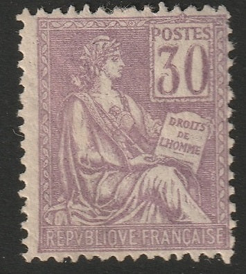 France 1900 Sc 120 MH* small creases