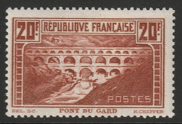 France 1931 Sc 254A MH* Die III