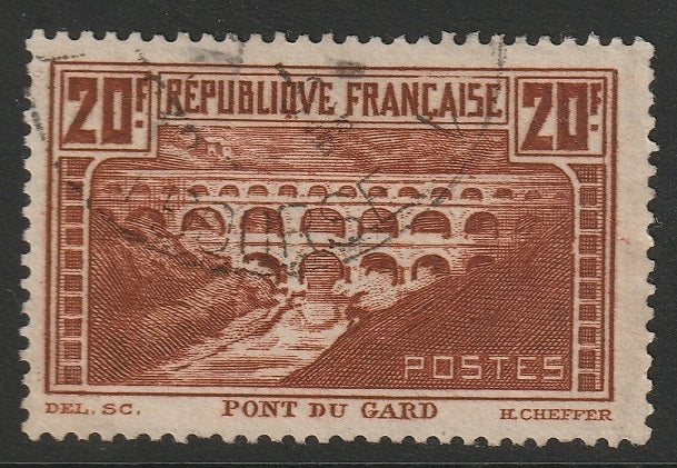 France 1931 Sc 254A used Die III