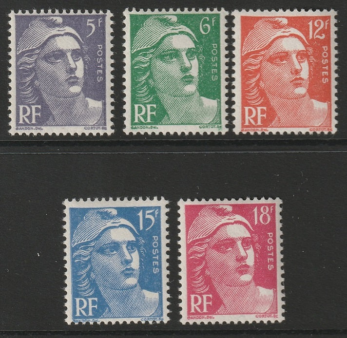 France 1951 Sc 650-4 set MLH*