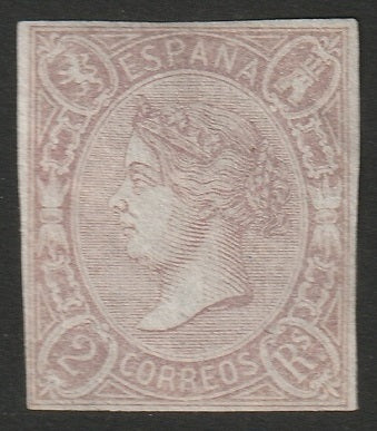 Spain 1865 Sc 72 MLH*