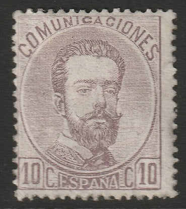 Spain 1872 Sc 180 MH* disturbed gum